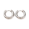 304 Stainless Steel Hoop Earrings for Women EJEW-F339-01P-02-1