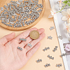 120pcs 3 styles Tibetan Style Alloy Flower/Rectangle Chandelier Component Links FIND-GO0003-62-3