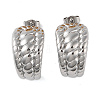 304 Stainless Steel Earrings EJEW-O004-18P-2