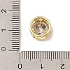 Brass Micro Pave Cubic Zirconia Multi-Strand Links KK-C111-01G-Y-3