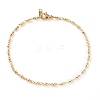 Brass Link Chain Bracelet & Necklace & Anklets Jewelry Sets SJEW-JS01167-6