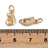 Brass Hook and S-Hook Clasps KK-P310-18G-3