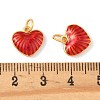 Brass Enamel Pendants KK-K364-25A-01-3