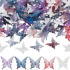 100Pcs 5 Colors Acrylic Beads TACR-SP0001-44-1
