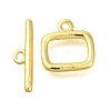 Brass Toggle Clasps KK-B121-05G-2