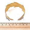 304 Stainless Steel Enamel Cuff Bangles for Women BJEW-F518-07G-3