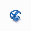 Spray Painted Alloy Cuff Rings RJEW-T011-22B-RS-3