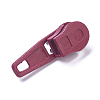 Spray Painted Alloy Replacement Zipper Sliders PALLOY-WH0067-97P-2