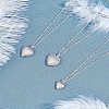 Unicraftale 18Pcs 3 Styles 304 Stainless Steel Locket Pendants STAS-UN0023-24-3