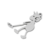 304 Stainless Steel Pendants STAS-U041-01P-2