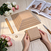 6Pcs MDF Pottery Clay Base Plate DIY-WH0061-060-3