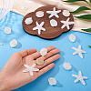 26Pcs 2 Styles UV Plating Ocaen Theme Transparent Resin Cabochons CRES-TA0001-54-6