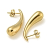 Ion Plating(IP) 304 Stainless Steel Stud Earrings EJEW-K291-02G-2