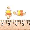 304 Stainless Steel Enamel Pendants STAS-I346-09G-01-3
