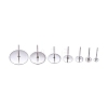 Tarnish Resistant 210Pcs 7 Size 304 Stainless Steel Stud Earring Settings STAS-ZZ0001-08P-3