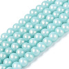 Baking Paint Glass Pearl Beads Strands DGLA-ZX001-05A-11-1