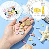 45Pcs 9 Colors Baking Paint Alloy Beads FIND-CJ0003-26-2