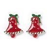 Christmas Themed Opaque Resin Cabochons CRES-P022-11-2