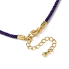 2MM Round Nylon Milan Cord Necklace Makings MAK-F038-C06-G-2