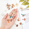 DIY Wooden Dangle Earring Making Kits DIY-OC0006-43-3