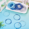 60Pcs 4 Colors Korean Waxed Polyester Cord Bracelet Making AJEW-CW0001-07-5