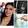 4Pcs 2 Colors Tibetan Style Alloy Pendants FIND-TADJ0001-18-6
