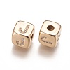 Brass Micro Pave Cubic Zirconia Beads KK-K238-16G-J-2