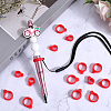 60Pcs 2 Style Silicone Pendant SIL-GF0001-42B-4