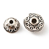 Tibetan Style Alloy 3 Hole Guru Beads FIND-A031-04AS-3