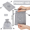 CREATCABIN 2Pcs Star Pattern Tarot Card Storage Bag TP-CN0001-08A-2