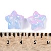 Transparent Spray Paint Glass Beads GLAA-H035-02J-3