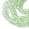 Dyed Natural Malaysia Jade Rondelle Beads Strands X-G-E316-2x4mm-56-4