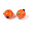 Handmade Lampwork Bumpy Beads LAMP-ZX003-07-06-3