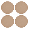 MDF Wood Round Boards TOOL-WH0059-076B-1