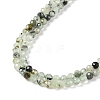 Natural Prehnite Beads Strands G-G139-A17-03-4