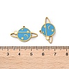 304 Stainless Steel Enamel Pendants STAS-M102-22G-3