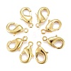 Brass Lobster Claw Clasps KK-902-G01-NF-1