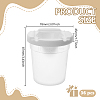 36Pcs Plastic Painting Brush Cleaning Bucket AJEW-WA0003-22-2