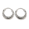 316 Surgical Stainless Steel Hoop Earrings EJEW-D096-10G-AS-1