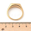 316L Stainless Steel Natural Gemstone Finger Rings for Women RJEW-U054-02C-02G-5