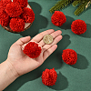 24Pcs Wool Soft Pompom Ball DIY-SC0031-31C-01-4