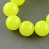 Imitation Jade Glass Beads Strands X-DGLA-S076-4mm-09-1