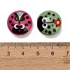 Printed Opaque Acrylic Printed Beads AC-CBA6BCC-02-3