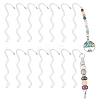 30Pcs Zinc Alloy Wavy Bookmarks FIND-UN0010-29-1