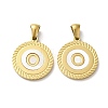 Ion Plating(IP) 304 Stainless Steel Pendants STAS-I204-O-G-1