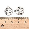 316 Surgical Stainless Steel Pendants STAS-H190-02P-01-3