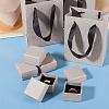 5Pcs Square Paper Jewelry Display Cases CON-TA0001-39A-02-8