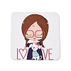 Square Paper Earring Display Cards CDIS-C004-02D-2