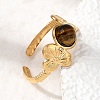 304 Stainless Steel Cuff Open Rings for Women GG-CBAE295-01G-06-2