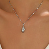 Ocean 304 Stainless Steel Conch Shape Pendant Necklaces for Women NJEW-F373-01P-1